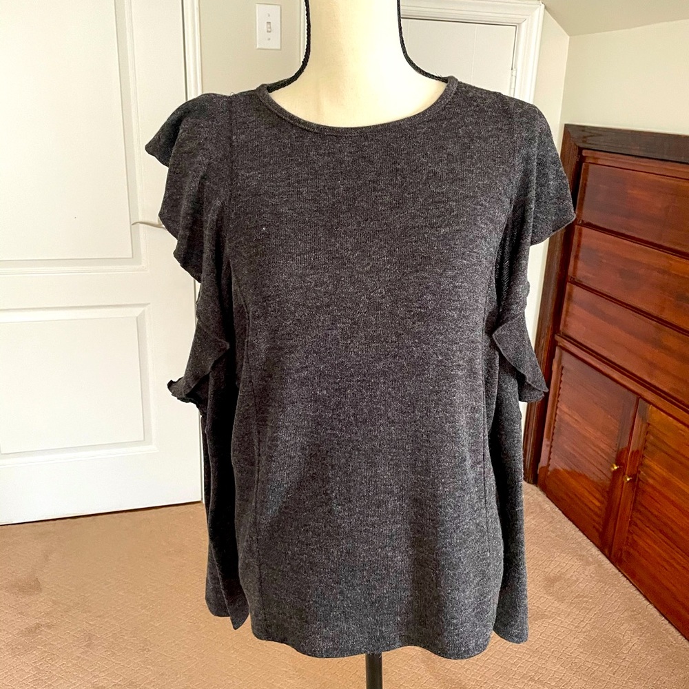 Zara cold shoulder sweater